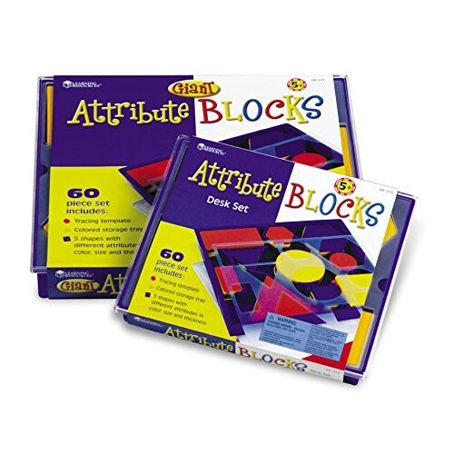 Learning Resources Learning Resources Attribute Blocks Bureauset in lade