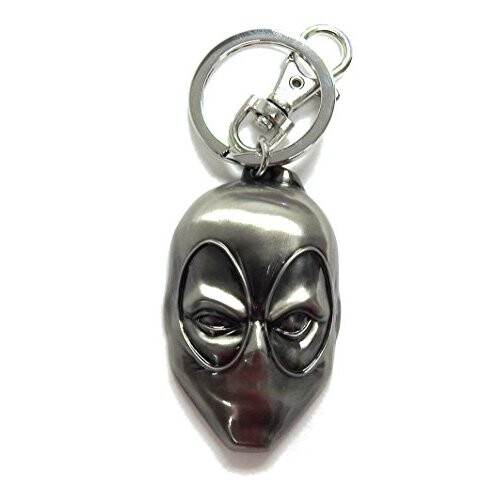 Marvel Marvel Deadpool Head Pewter Key Ring Action Figure - Plush Soft Toy