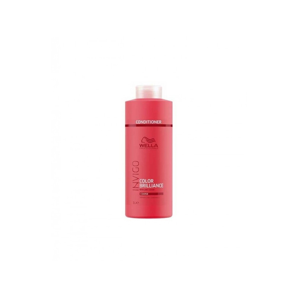 Wella Invigo Brilliance Colour Enhancing Conditioner Coarse Hair 1000ml