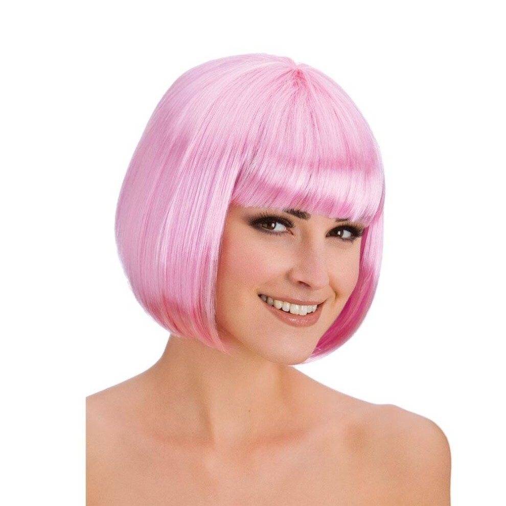 Wicked Costumes Unisex Pink (Pink) Diva Wig