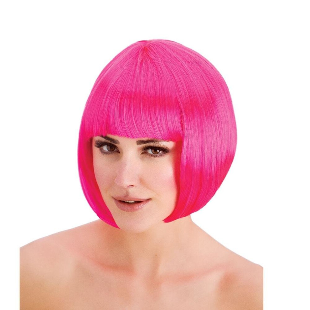 Wicked Costumes Unisex Pink (Neon ) Diva Wig