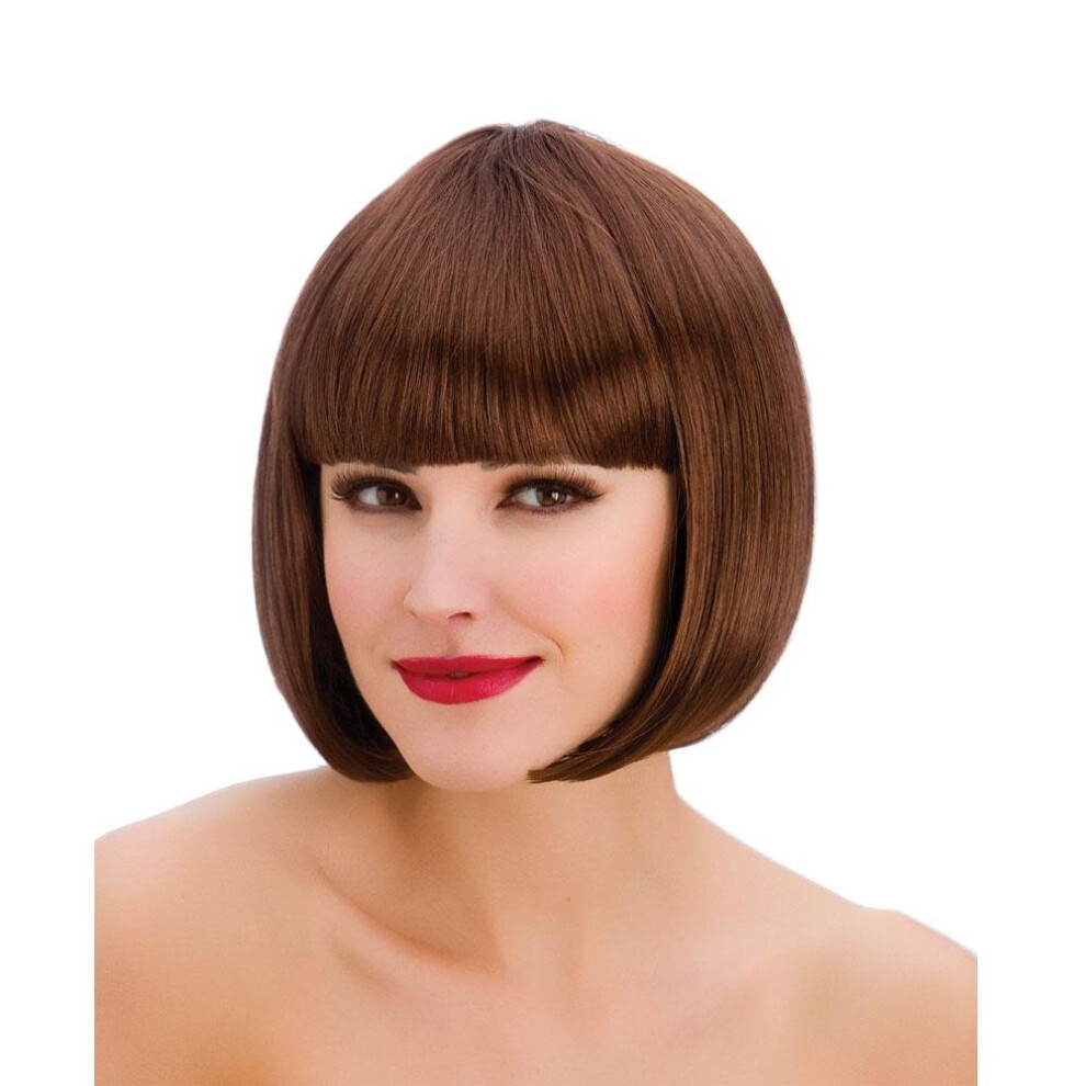Wicked Costumes Unisex Brown (Brown) Diva Wig