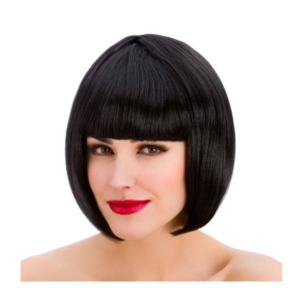 Wicked Costumes Unisex Black (Black) Diva Wig