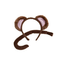 (Monkey) Kids Animal Ears And Tail