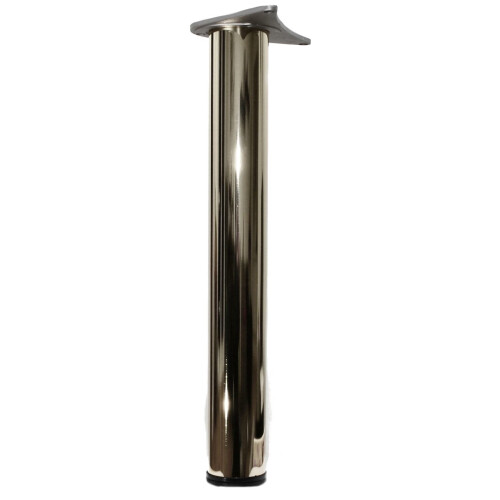 GTV 4 x 820mm Adjustable Chrome Breakfast Bar Worktop Support Table Leg 60mm Diameter