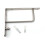GTV Pair High Quality Brushed Chrome Fixed Shelf Brackets Supports With Fixings 026 3