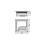 GTV 80 x 80 Black Desk Cable Tidy Outlet Metal SQUARE CUBE GROMMET INSERT 2