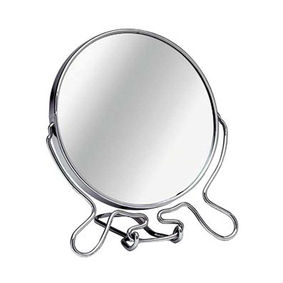 2 Way Swivel Shaving Mirror, Medium - Silver