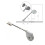GTV Drop Down Hinges Fixings Brackets Cupboard Caravan Cabinet Door - long 2