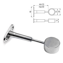 Adjustable Holder Drop Socket / Bracket / 2 way for 25mm Tube - Heavy Duty