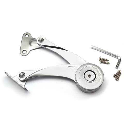 Cabinet Mechanical Adjustable Lift Door Hinge Soft Stay Toy Box - Aluminium