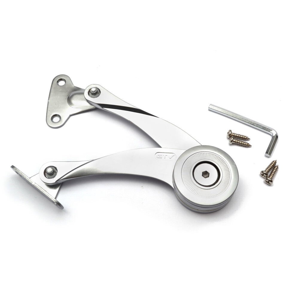 Cabinet Mechanical Adjustable Lift Door Hinge Soft Stay Toy Box - Aluminium