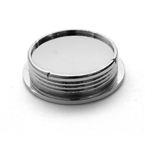GTV Recessed Flush Sliding Door Handle Pull  Circle 40 x 35 x 10mm Chrome 2