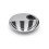 GTV 60mm Chrome Computer Wire Grommet | Metal Desk Cable Tidy 1