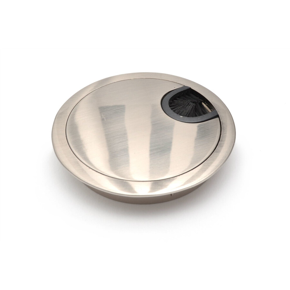 60mm  Computer Metal Grommet for Desk Table Cable Tidy Wire Cover steel