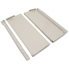 Metabox Metal Drawers Sides/Runners Rollers Set WHITE H150mm 5.9" L-270mm 10.6"