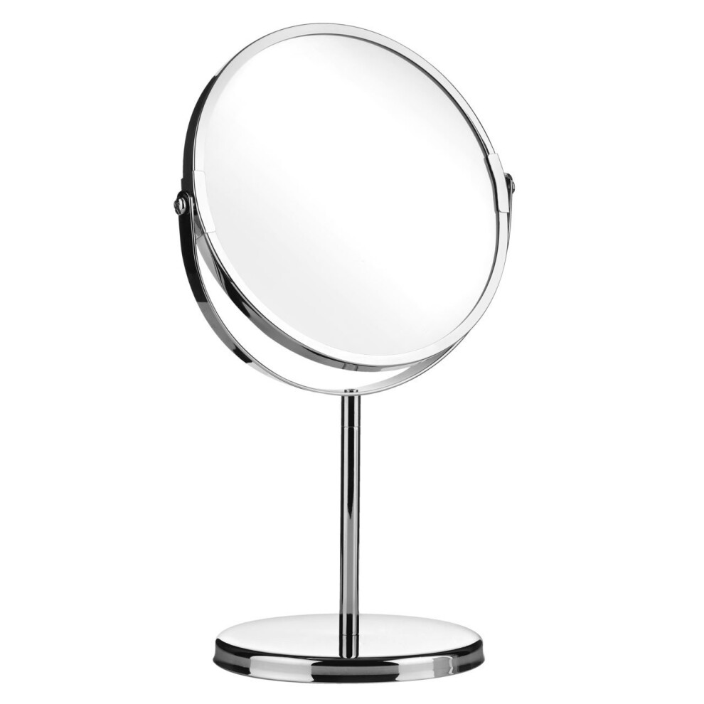 Free Standing 2 Way Swivel Mirror, Chrome