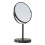 Premier Housewares Grey Metal Swivel Table Mirror, Free Standing 2
