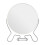 Premier Housewares White Metal Swivel Shaving Mirror With Double Magnification 1