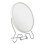 Premier Housewares White Metal Swivel Shaving Mirror With Double Magnification 2