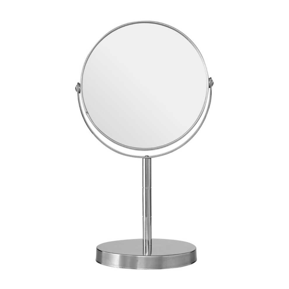 Adjustable Swivel Table Mirror, Stainless Steel