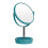 Premier Housewares (Turquoise) Freestanding Round Table Mirror 1