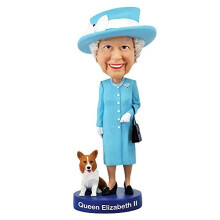 Zberatelsk so ka kr lovnej Al bety II. s k vaj cou hlavou Royal Bobbles