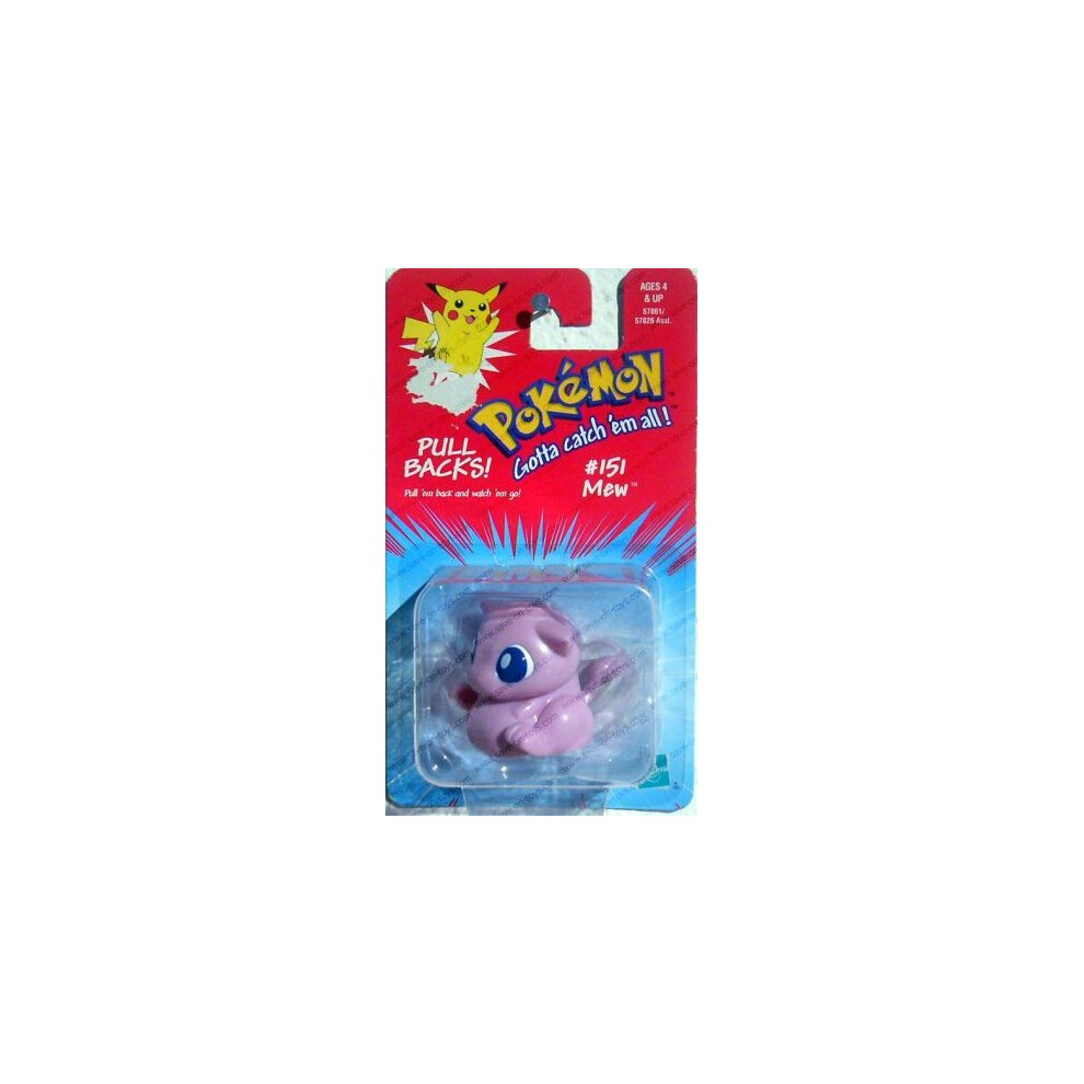 Pokémon Pokemon Pull Backs - #151 Mew By Hasbro
