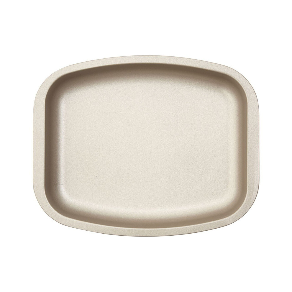 Premier Housewares Bpa Free 26Cm Roasting Pan, Champagne Finish Roasting Dish For Kitchen, Elegant Roasting Pan For Baking