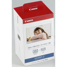 Canon KP-108IN Ink and Paper Set for Selphy CP Series Photo Printers