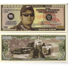 Dale Earnhardt Jr. $ miljoen dollar $ nieuwigheidsbiljet verzamelobject