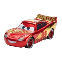 Disney Cars Pixar Die-Cast Lightning Mcqueen With Wrap Vehicle
