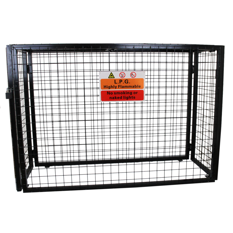 (1490mm (W) x 1000mm (H) x 600mm (D)) Gas Bottle Cylinder Bottle Storage Security Cage