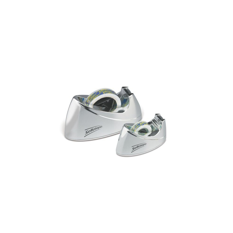 Sellotape Large Chrome Dispenser 5055851258969