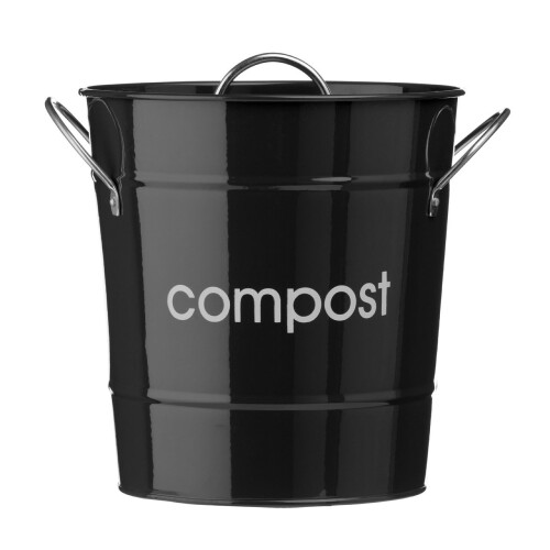 Premier Housewares (Black) Compost Bin Available in 5 Different Colours