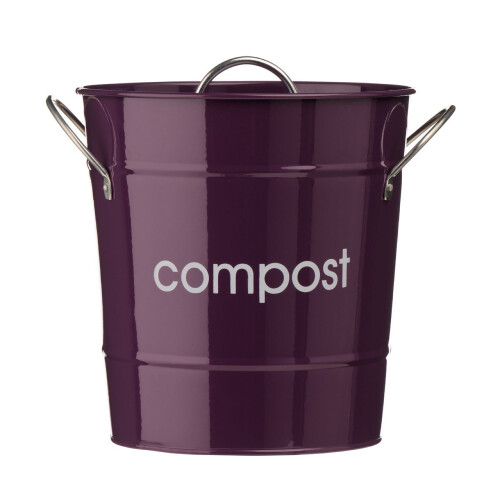 Premier Housewares (Purple) Compost Bin Available in 5 Different Colours