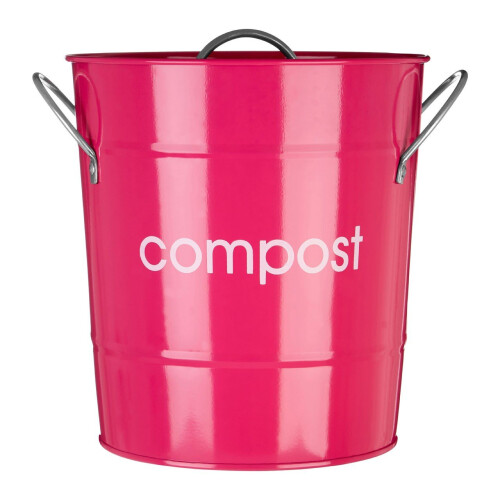 Premier Housewares (Hot Pink) Compost Bin Available in 5 Different Colours