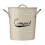 Premier Housewares Rustic Design Cream Compost Bin, Durable Constructed Compost Bin For Kitchen, Convenient Kitchen Compost Bin 1