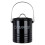 Premier Housewares (Black) Compost Bin With Handle in 3 different Colours 1