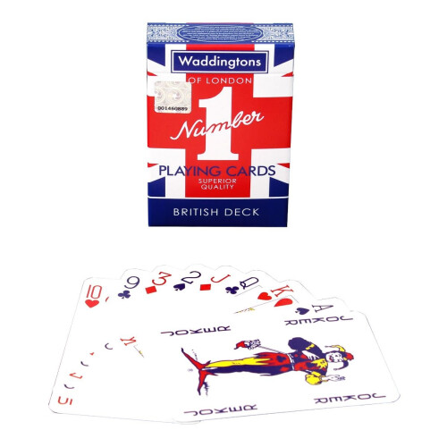 Waddingtons No1 - Union Jack Playing Cards - Board Game 1