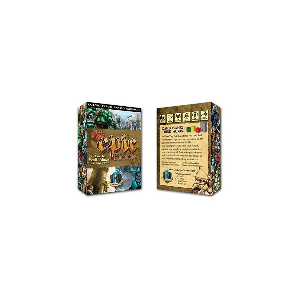 Ultra-Tiny Epic Kingdoms Pocket Board Game