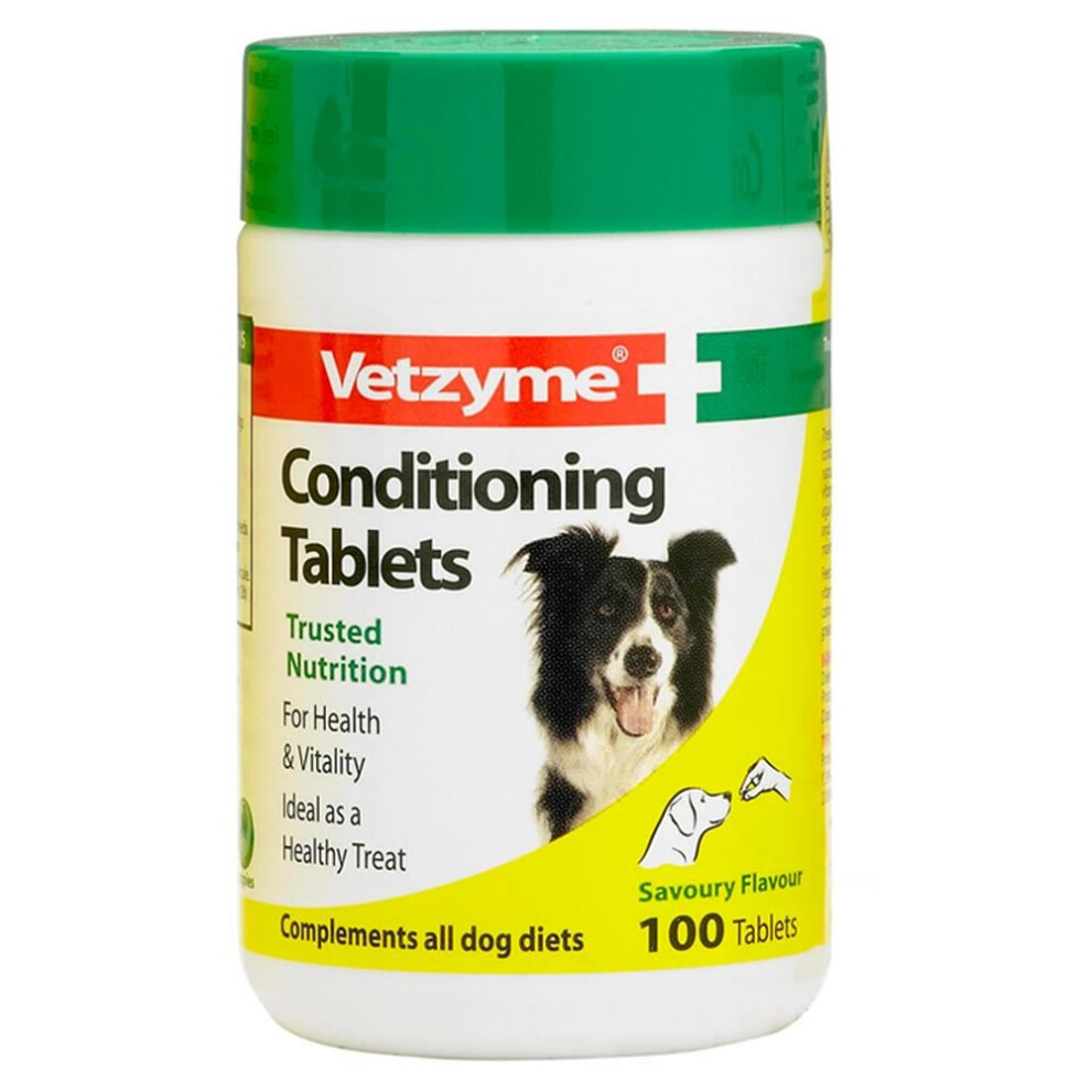 (100 Tablets) Vetzyme Dog Conditioning Tablets