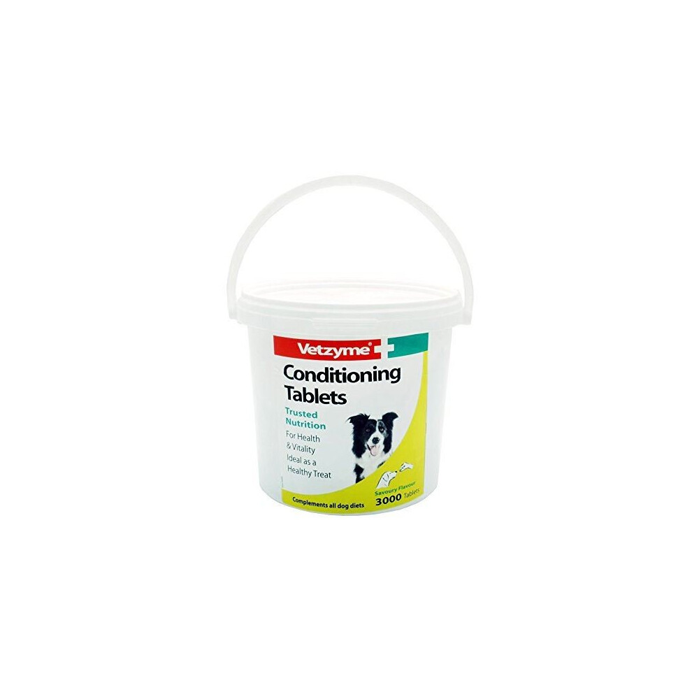 (3000 Tablets) Vetzyme Dog Conditioning Tablets