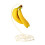 Premier Housewares De Lis Banana Hanger, Metal, Cream 2