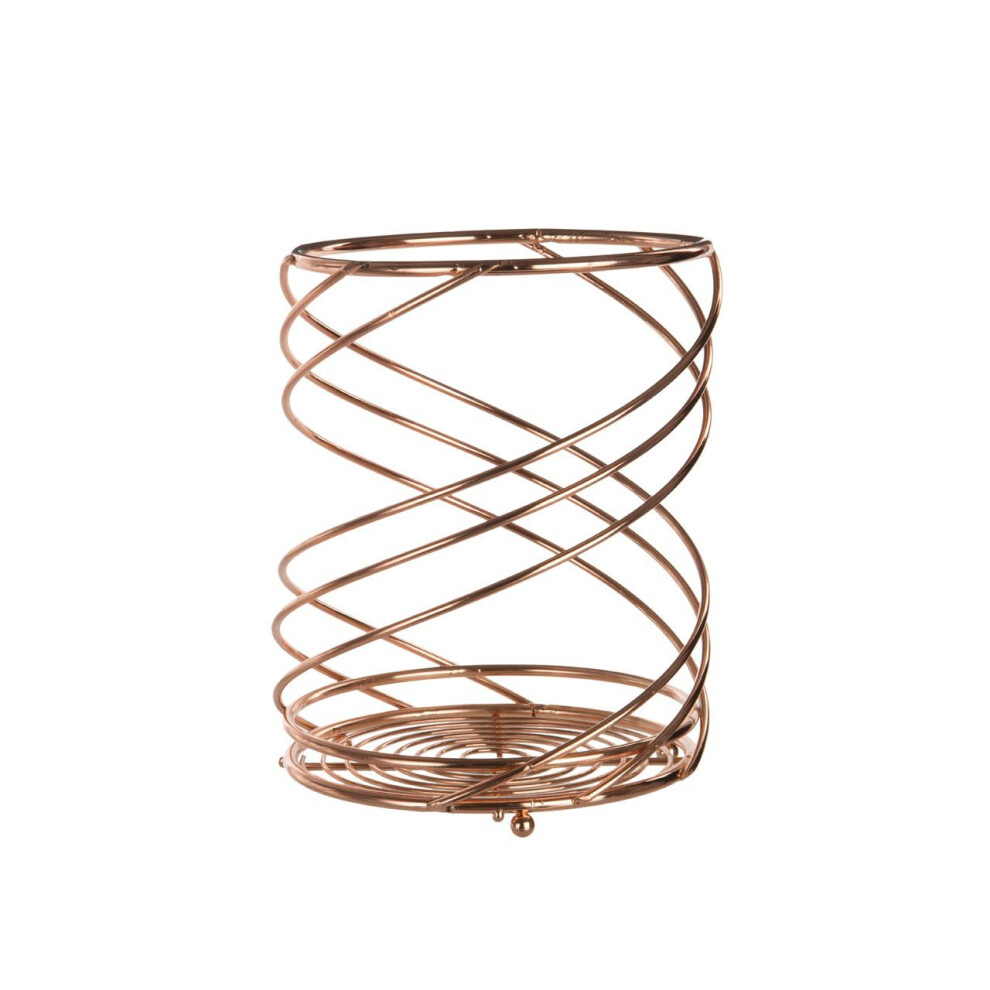 Kuper Utensil Holder, Rose Gold