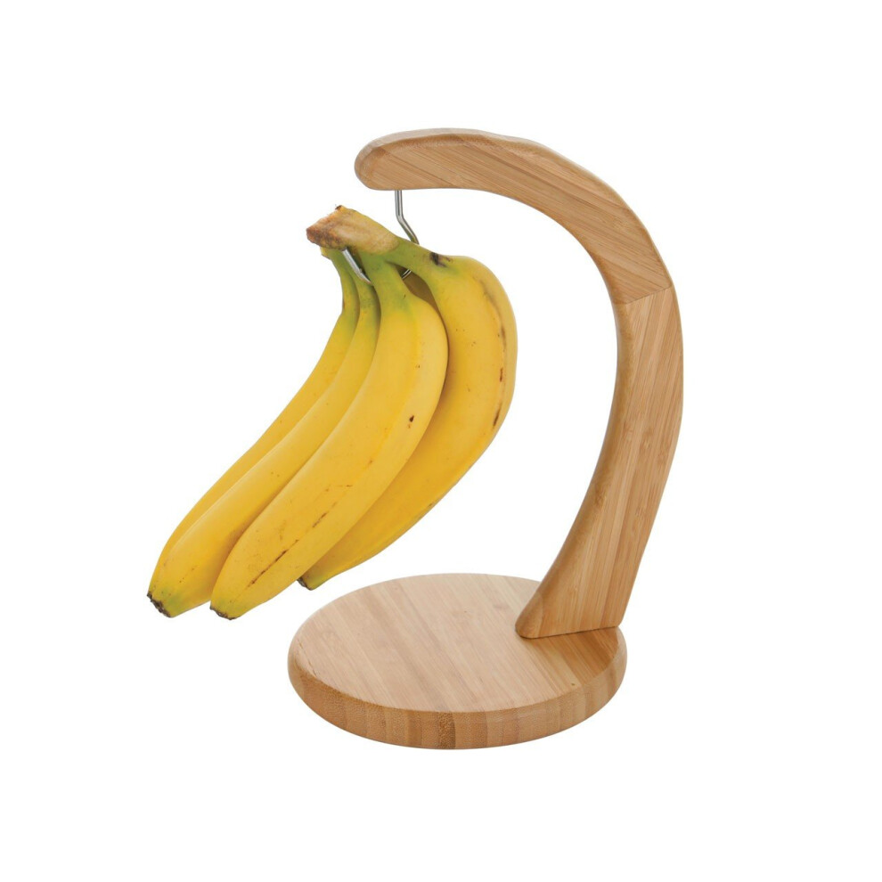 Premier Housewares Wooden Banana Hanger, Bamboo, Natural