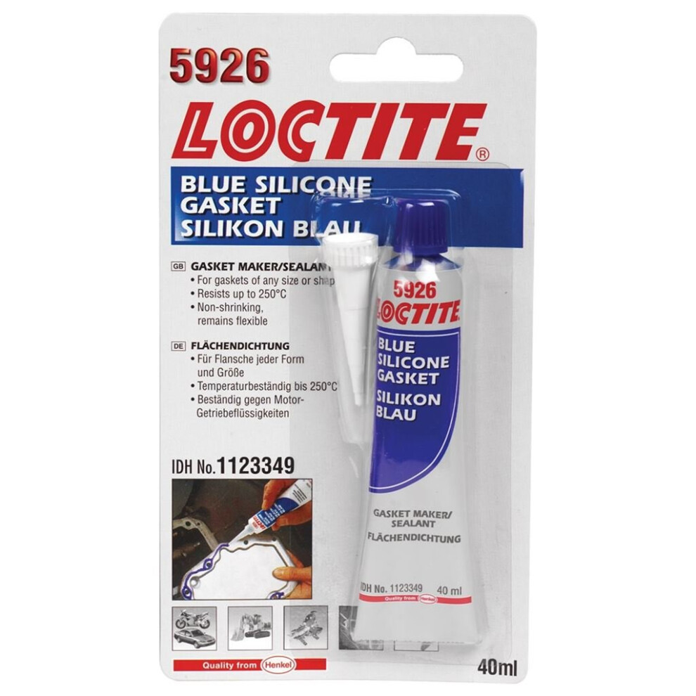 SI5926 Silicone Instant Gasket - Blue 40ml Blister Card