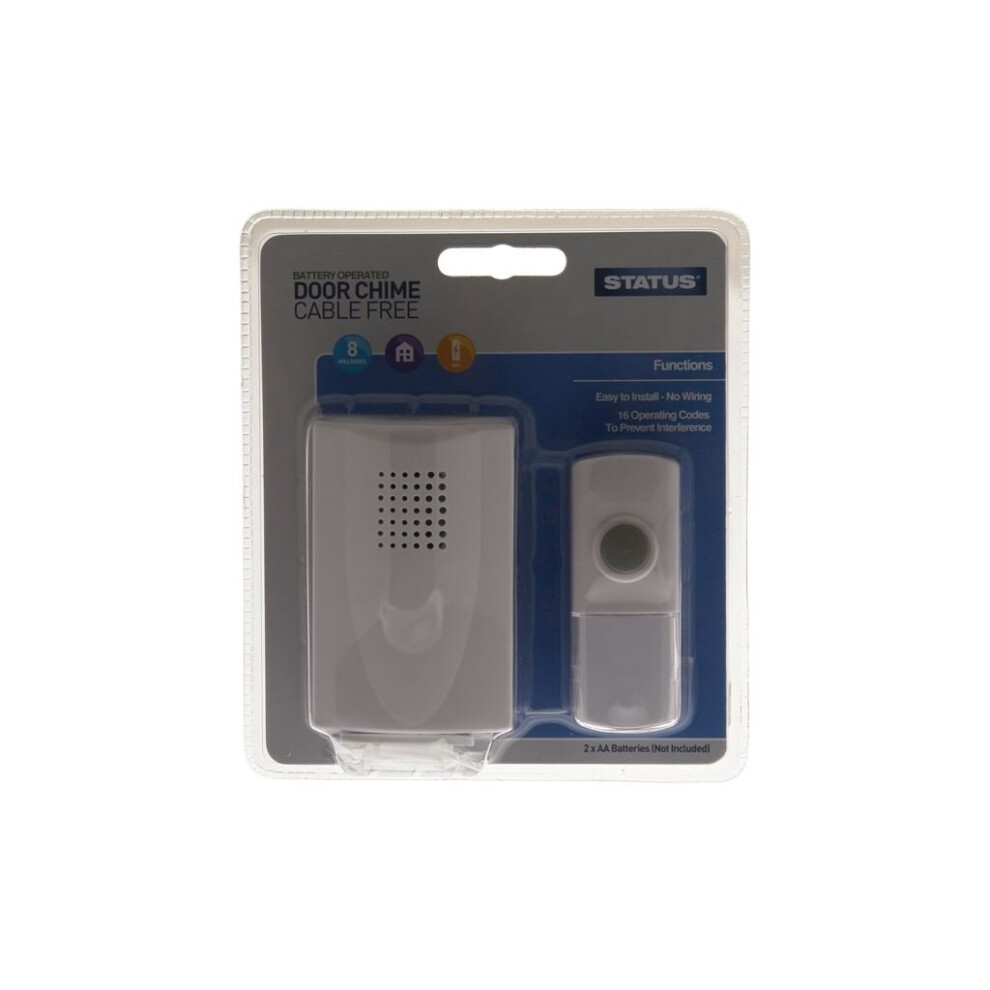 Wireless Door Chime - White