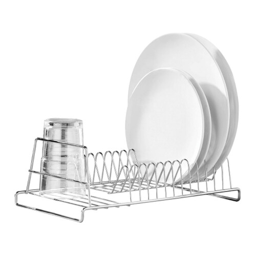 Premier Housewares 12 Plate Dish Drainer - Chrome 1
