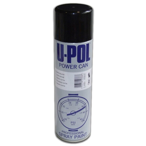 Powercan - Satin Black - 500ml